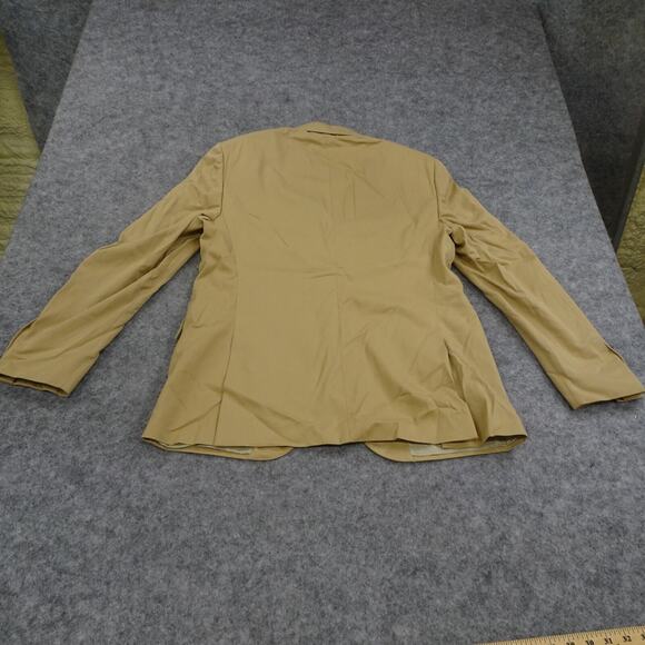 Polo Ralph‎ Lauren Blazer Mens 42R Custom Fit Jacket Tan Brown Italy NWT - Picture 15 of 16